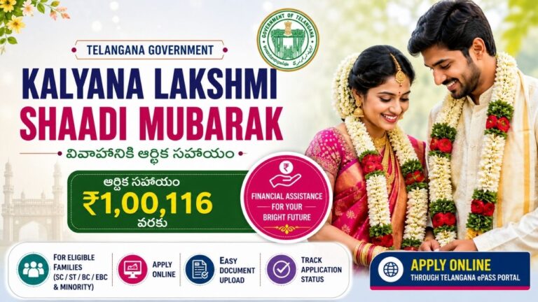 Kalyana Lakshmi Shaadi Mubarak 2026: అర్హత ఉన్న వధువులకు ₹1,00,116.. ఇలా దరఖాస్తు, స్టేటస్ చెక్