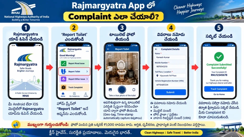 Rajmargyatra Complaint Filing Guide