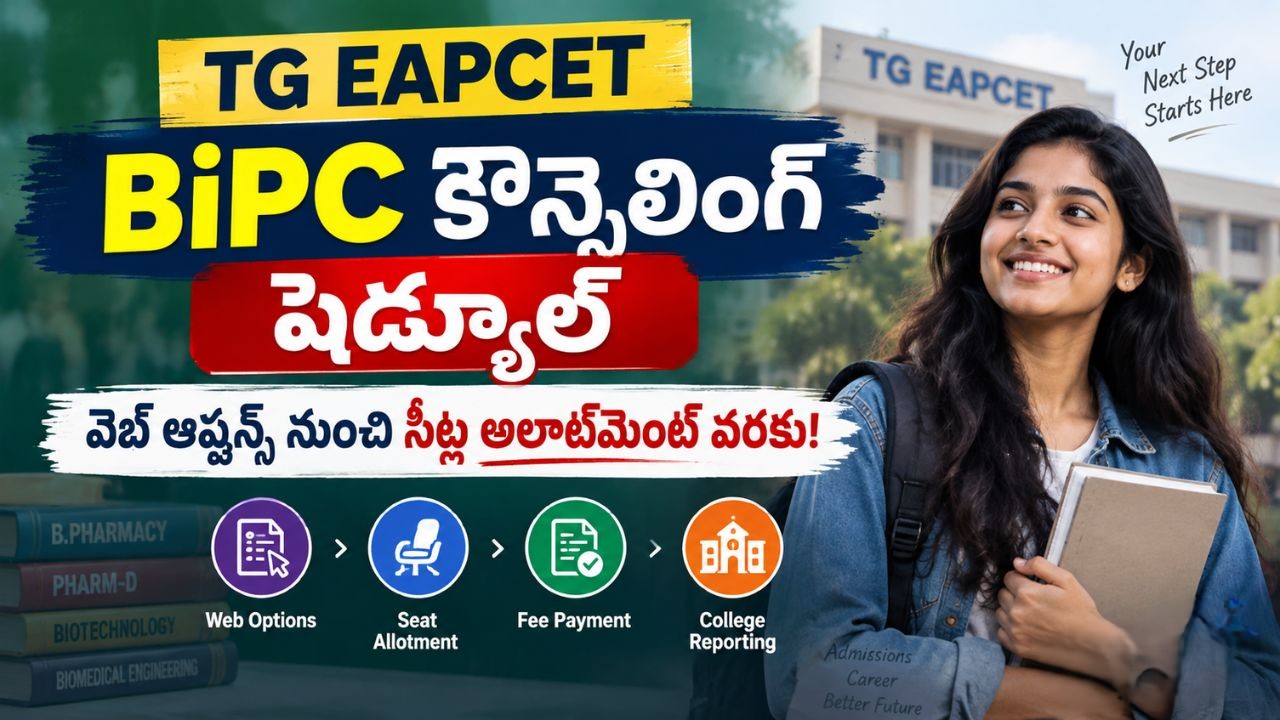 TG EAPCET 2026 BiPC Counselling
