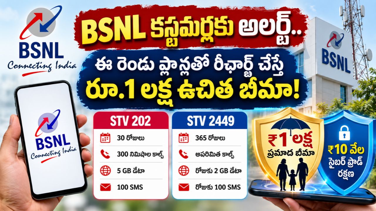 BSNL One Lakh Accident Insurance