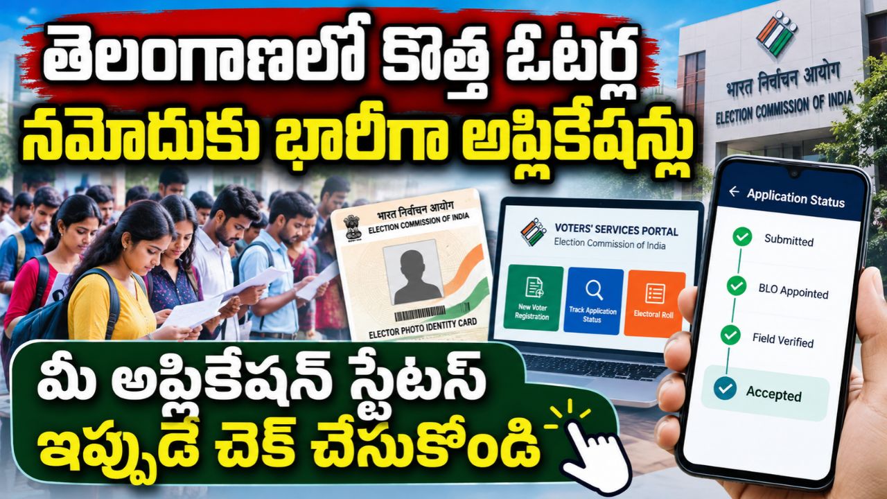 new voter registration application status